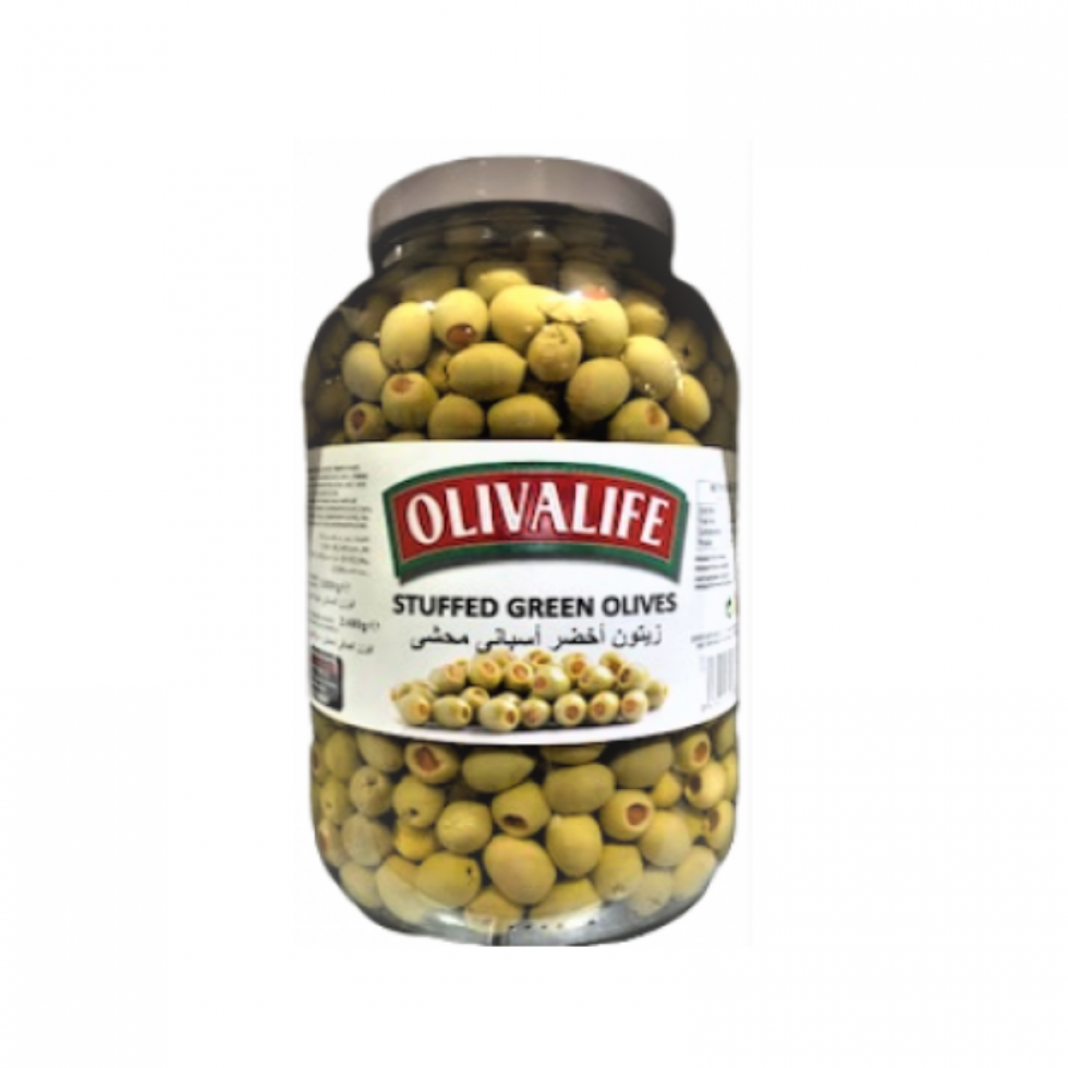 Olivalife Aceitunas Verdes Rellenas Galón